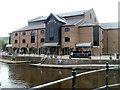 Brecon canalside theatre viewed from the west