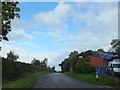 Minor road passing Sampford Land Farm