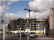 TQ3671 : Construction site on Bell Green by David Anstiss