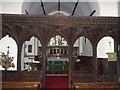 The rood screen (c1460) in St Nicholas Church