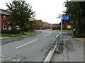 Approaching a bend in Cheriton Road