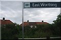 Sign, East Worthing Station