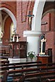 TQ3383 : St Chad, Dunloe Street, E2 - Pulpit by John Salmon