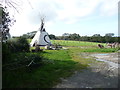 Tipi at Hendre farm