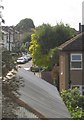 Dornton Road, Balham, from a passing train