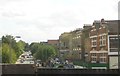 Bedford Hill, Balham, from the train