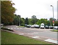 Car parking and road at County Hall