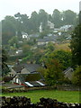 SK2168 : A corner of Bakewell on a misty morning by Andrew Hill