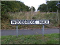 Woodbridge Walk sign