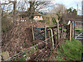 Obstructed footpath nearing Stonesbarrow Lane