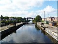 Latchford Locks, lock gate