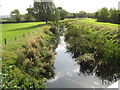 The River Cam looking upstream above the flood control gate