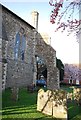 TQ9220 : Flying buttress, St Mary's Church by N Chadwick