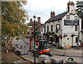 Riverside flood defence work commences, Upton