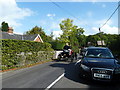 Vintage car passing through Emery Down (c)