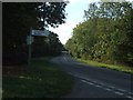 Hooperton Cross; road to Whiddon Down