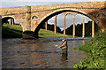NT5734 : Salmon fishing on the River Tweed by Walter Baxter