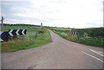 NU1433 : Country lane to Spindlestone Ducket by N Chadwick