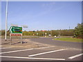 Roundabout on the A5, Flamstead