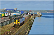 NX0661 : Train leaving Stranraer Harbour. by The Carlisle Kid