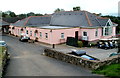 Pink club house, Greenmeadow Golf & Country Club, Croesyceiliog, Cwmbran