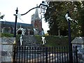 Gate and steps leading to St Bartholomew