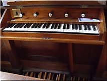 SK9479 : Organ Console, St John the Baptist Church, Scampton by J.Hannan-Briggs