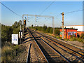 Looking North from Mauldeth Road Station