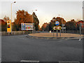 SJ8789 : Morrisons' Roundabout, Cheadle Heath by David Dixon