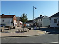 Circular seat in Storrington village centre