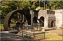 SS7799 : Water Wheel - Aberdulais Tin Plate Works and Falls by Mick Lobb