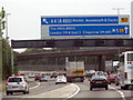 M5 Motorway Northbound - Sign for A4