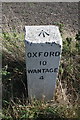 Benchmark on milestone beside the A338