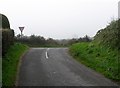 Tobercorran Road at the junction with Ballykeel Road