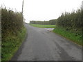 The Erenagh Road at the junction with Castlescreen Road, Castleskreen