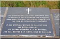 R7379 : Close-up of dedication for Millennium Cross, Laghtea by P L Chadwick