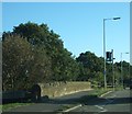 A39 at Pomparles Bridge over River Brue