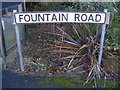 Fountain Road sign