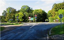 SK9227 : Easton Lane/Great North Road junction by Andrew Tatlow