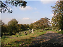 SD6930 : View from path in Blackburn Cemetery by Steve Houldsworth