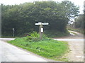 Finger post near Gwel-An-Nans Farm