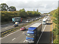 The M6 - the traffics moving for a change