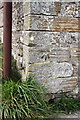 Benchmark on barn at Penhill Farm