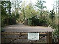 SK6733 : Entrance to Fishpond Wood by Alan Murray-Rust