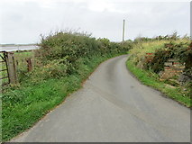 SD3543 : Burrow's Lane leaving Staynall by Chris Heaton