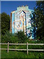 Gable end in Lorn Road, Stockwell