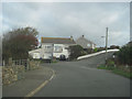 Fork in road at bottom of The Avenue