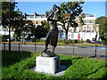 Sculpture of the Bronze Woman, Stockwell Memorial Gardens