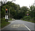 Traffic Lights where the A827 crosses the Rob Roy Way