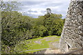 View from the top of Huntly Castle